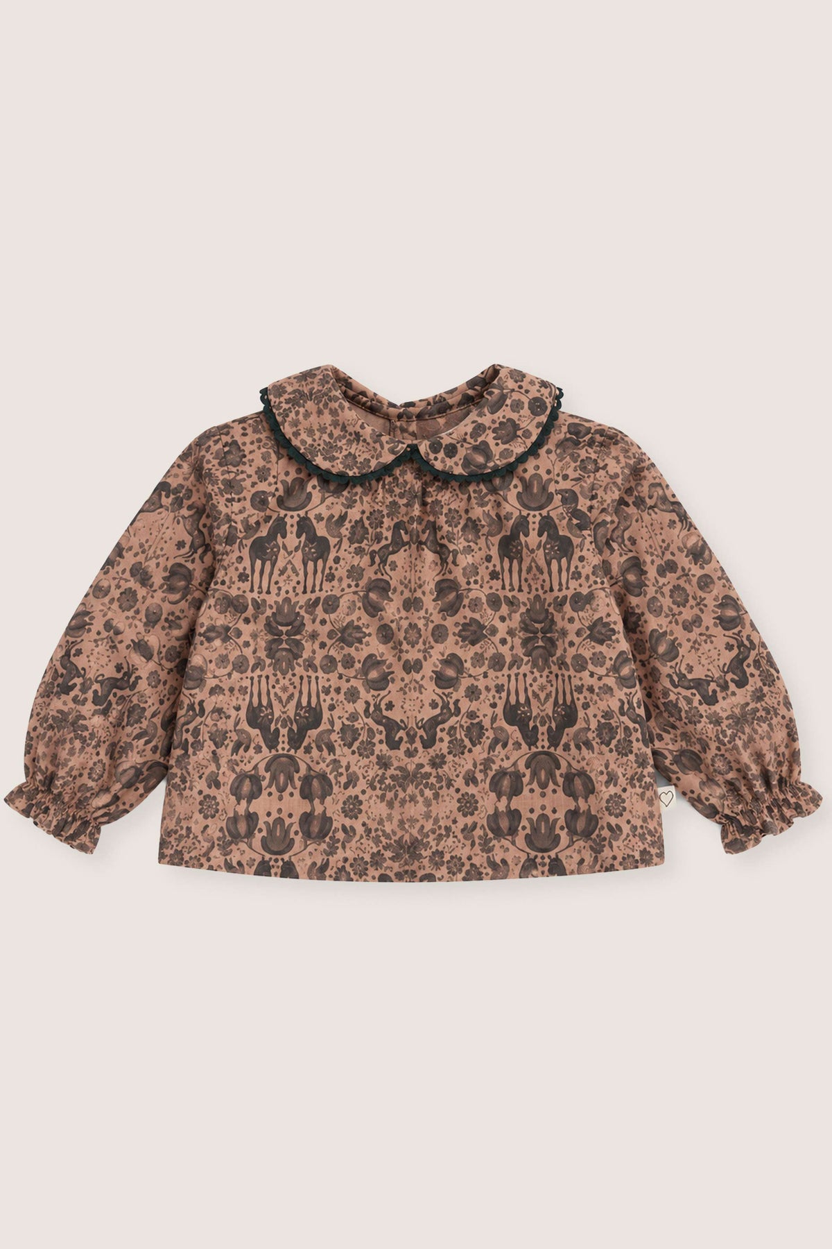 BLUSA CABALLOS Y PÁJAROS BEBÉ