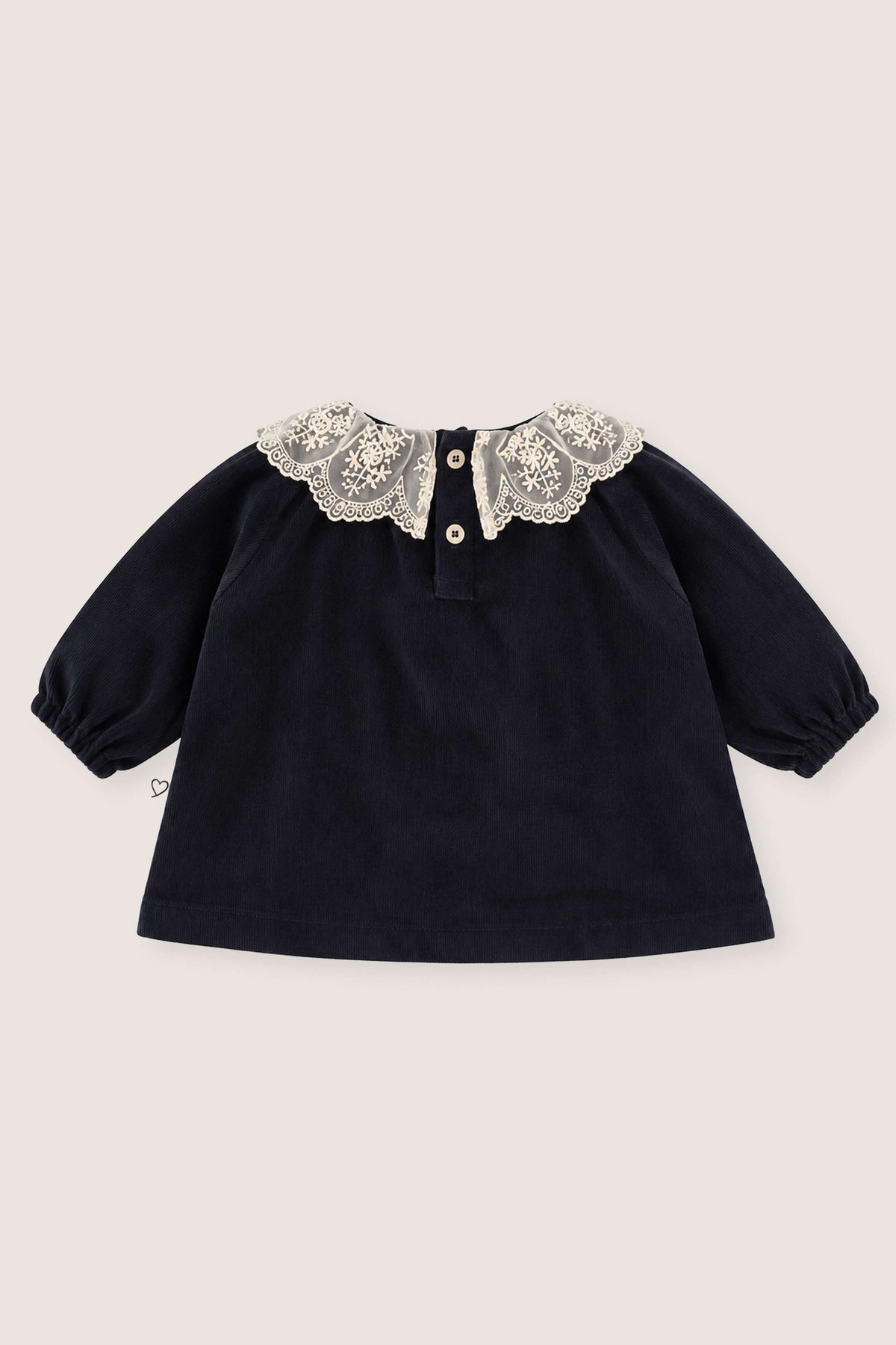 VESTIDO VELVET  NAVY BLUE BEBÉ