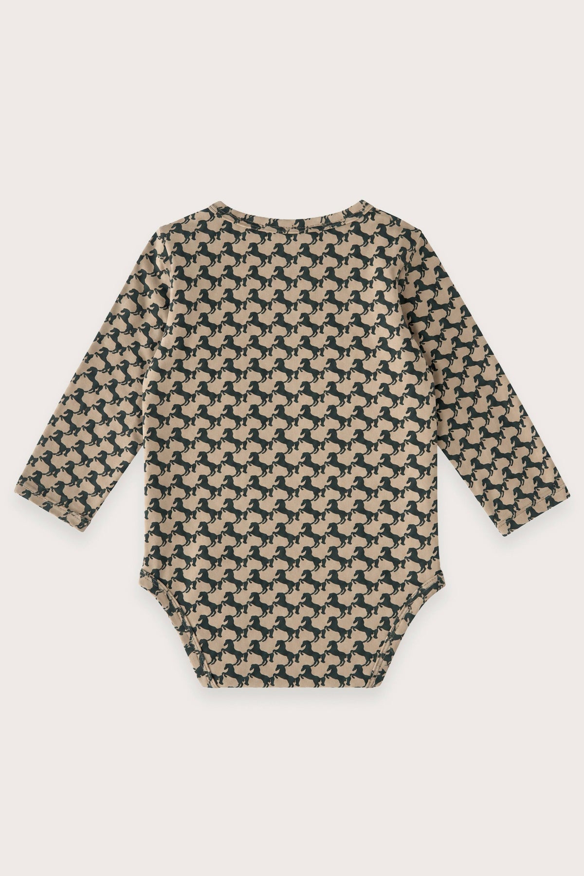 BODY BEBÉ MINI CABALLOS BEIGE