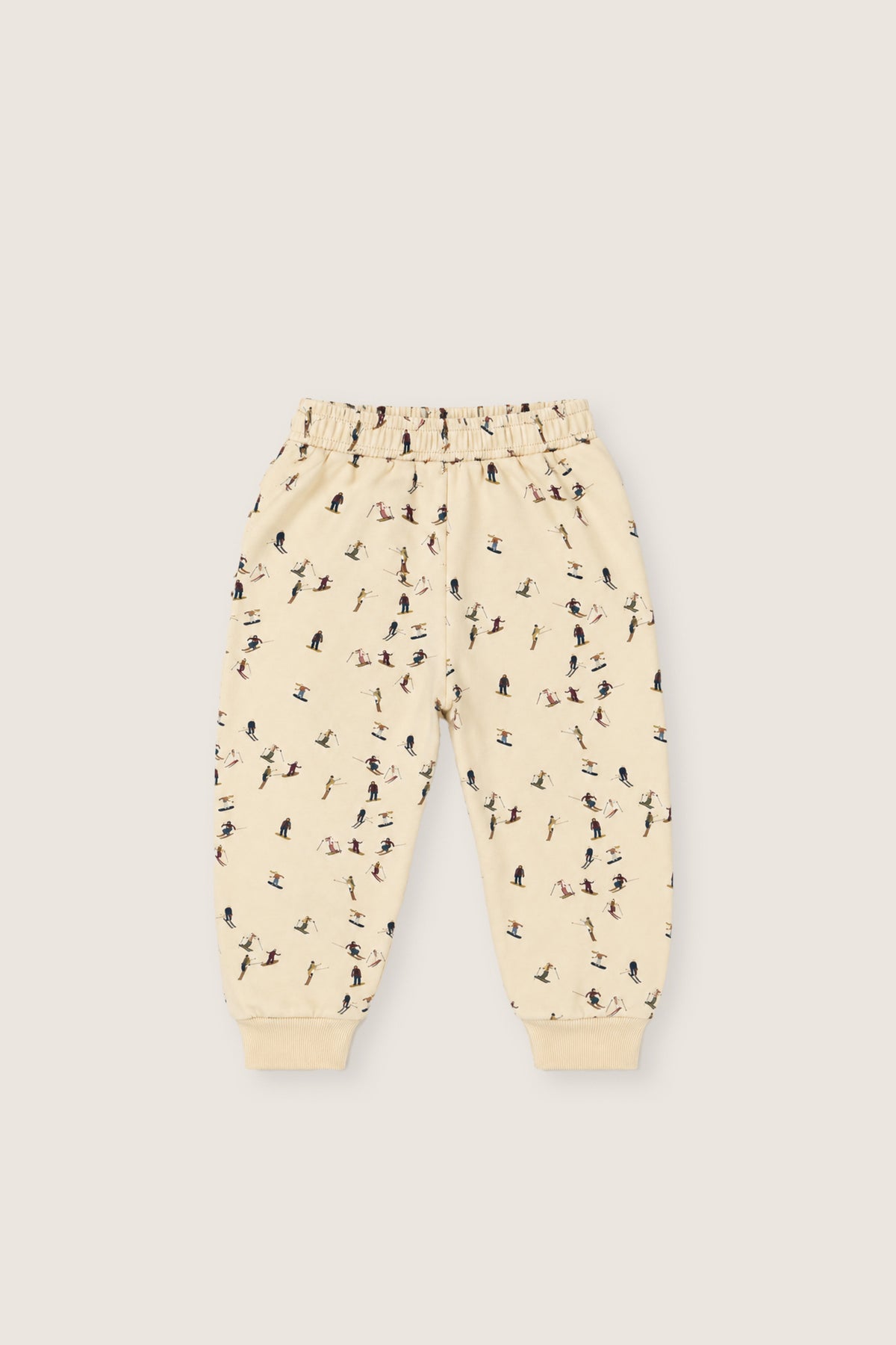 PANTALÓN DE PUNTO ESQUIADORES ALL OVER VANILLA BEBÉ