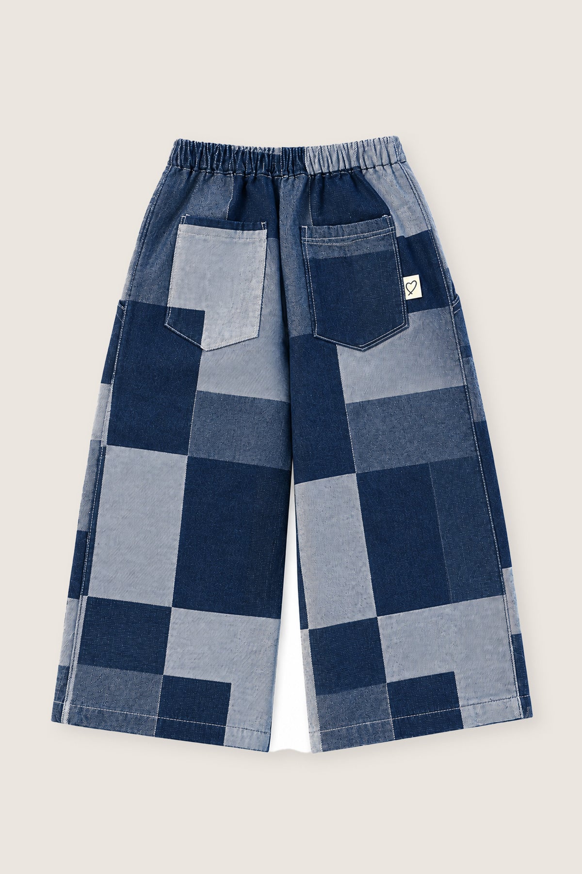 PANTALÓN ANCHO DENIM PATCH