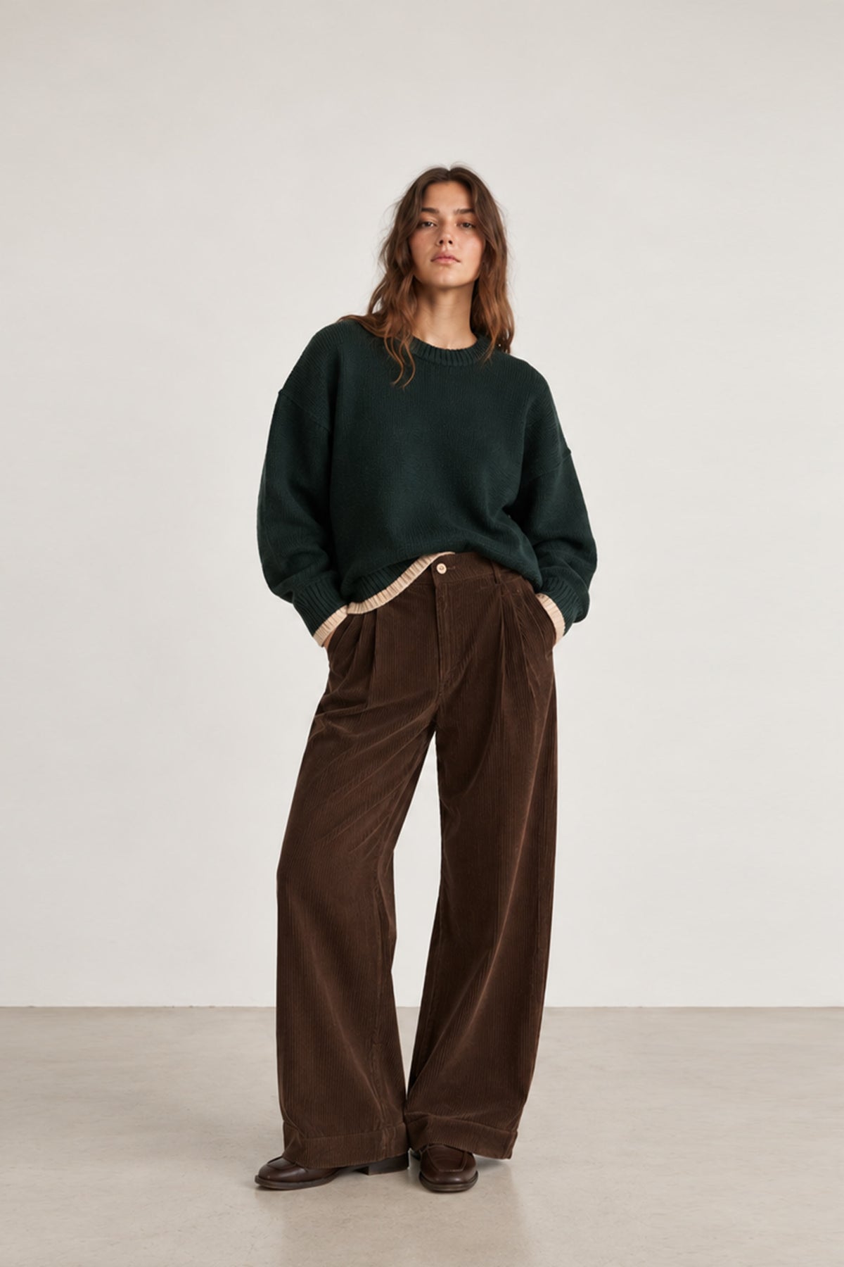 PANTALÓN ANCHO PANA XOCOLAT MUJER