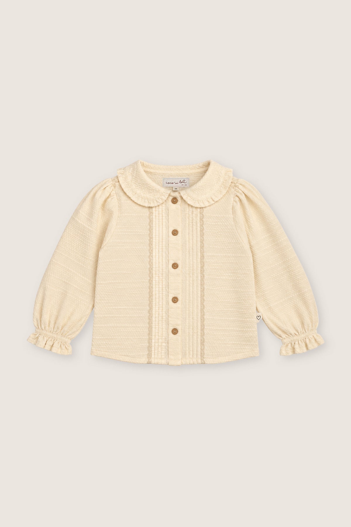 BLUSA JACQUARD VANILLA