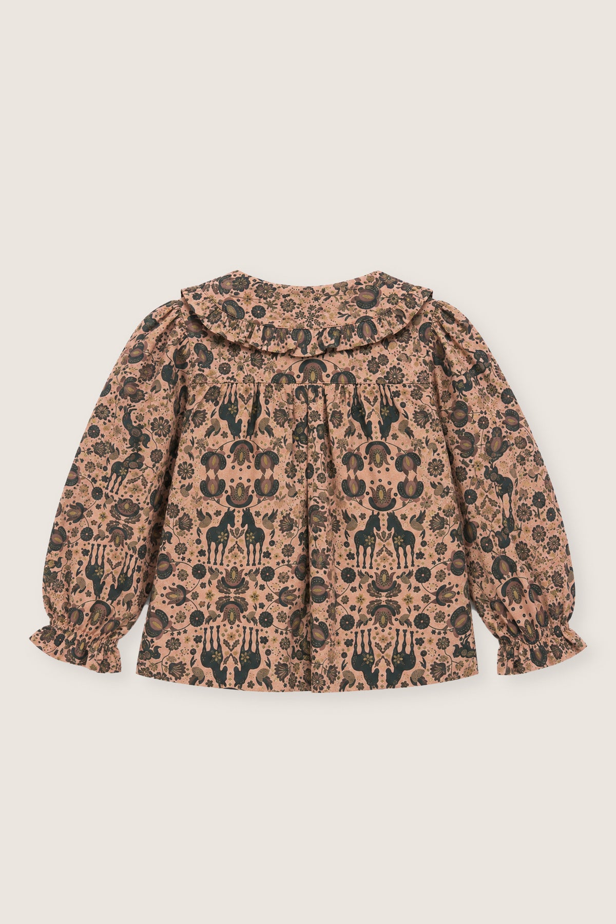 BLUSA CABALLOS Y PÁJAROS