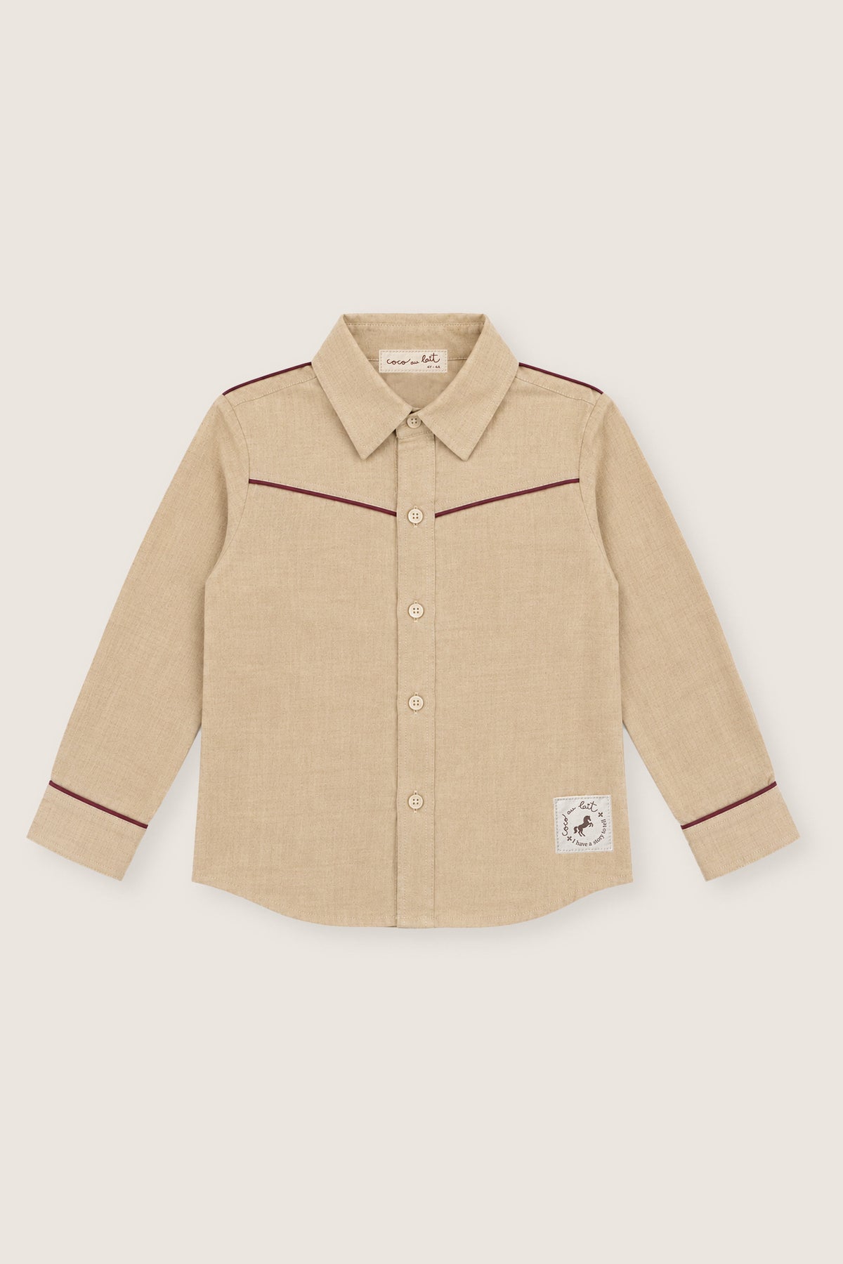 CAMISA COWBOY MUSTARD