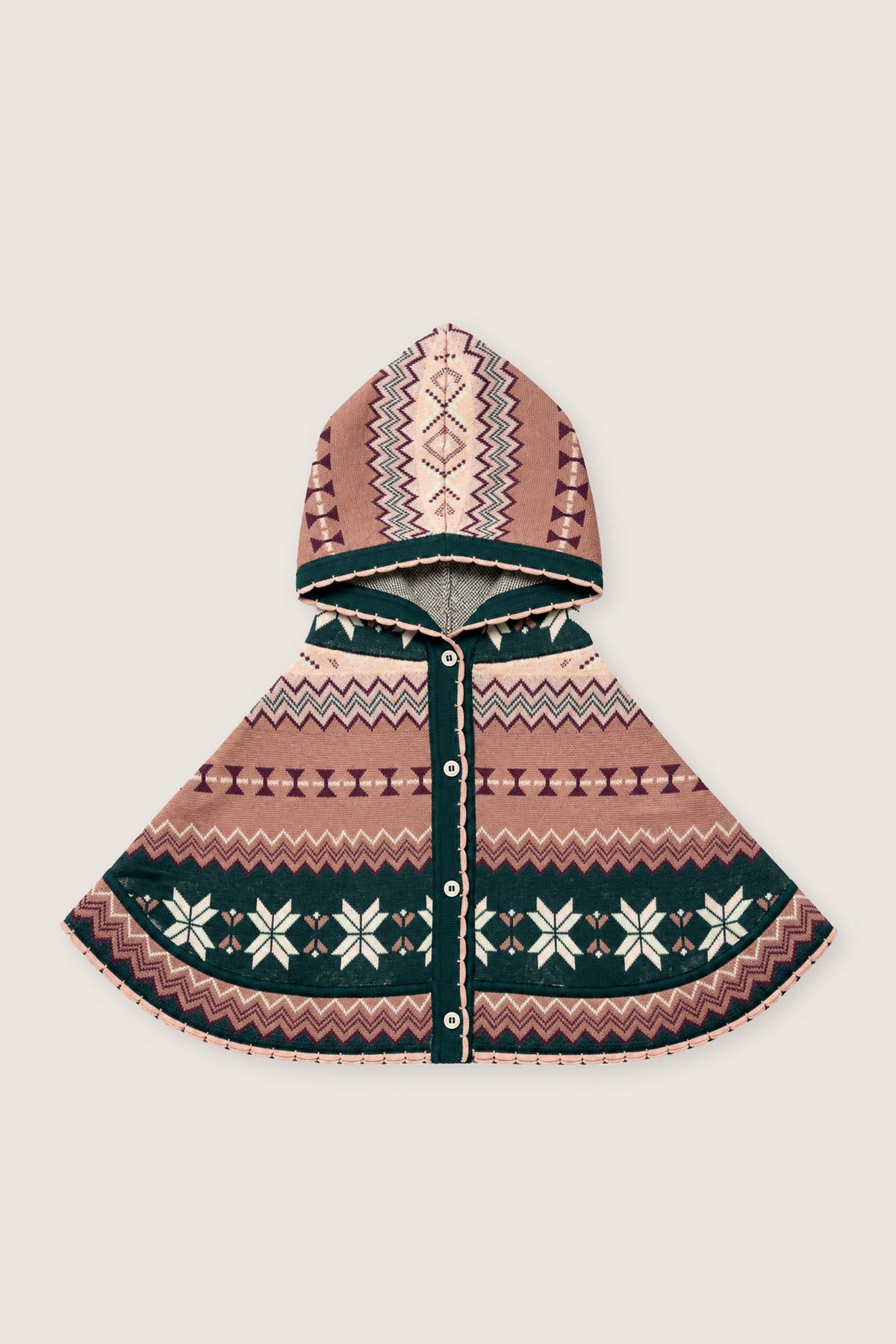 CAPOTA DE PUNTO JACQUARD