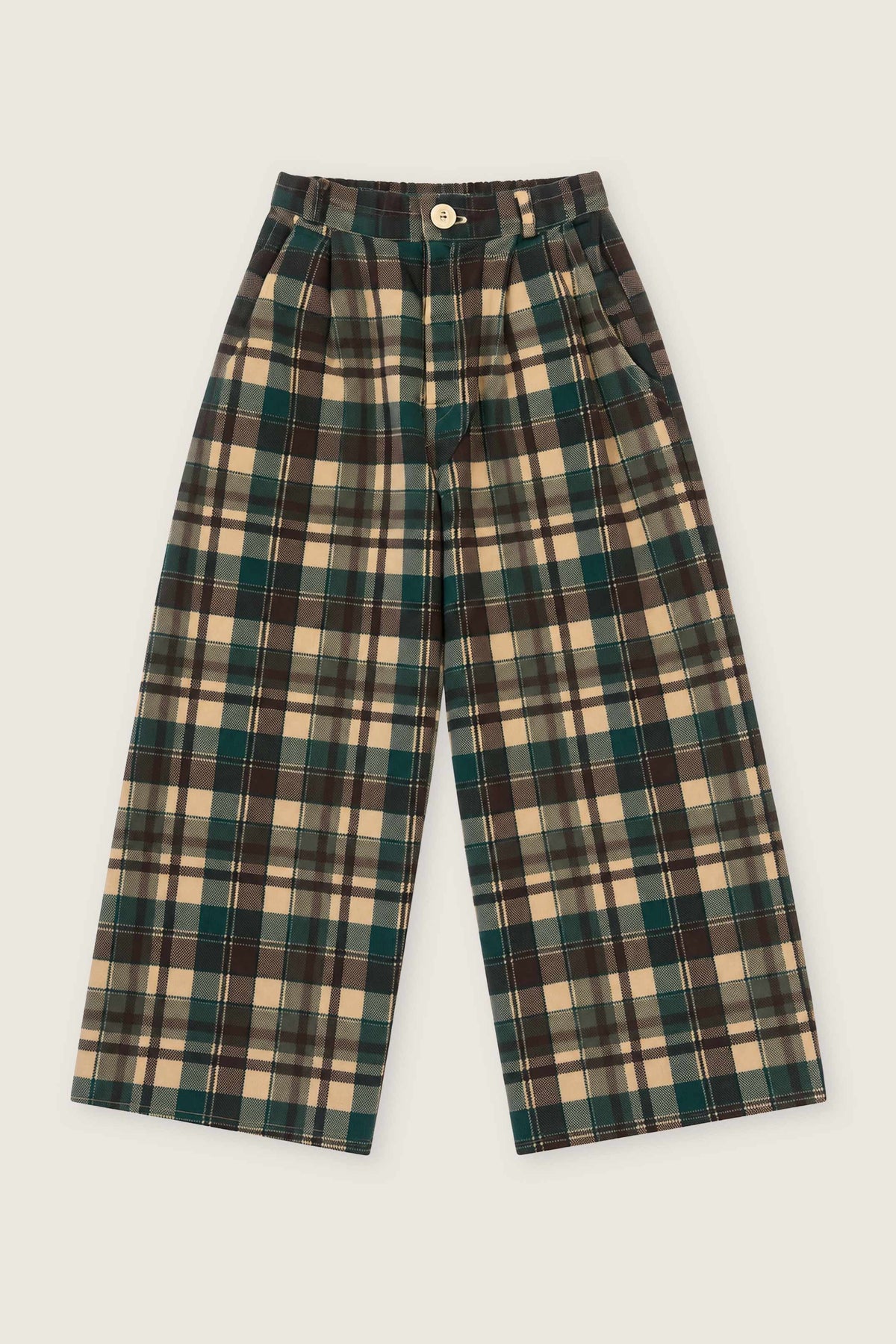 PANTALÓN ANCHO CUADROS MICROPANA