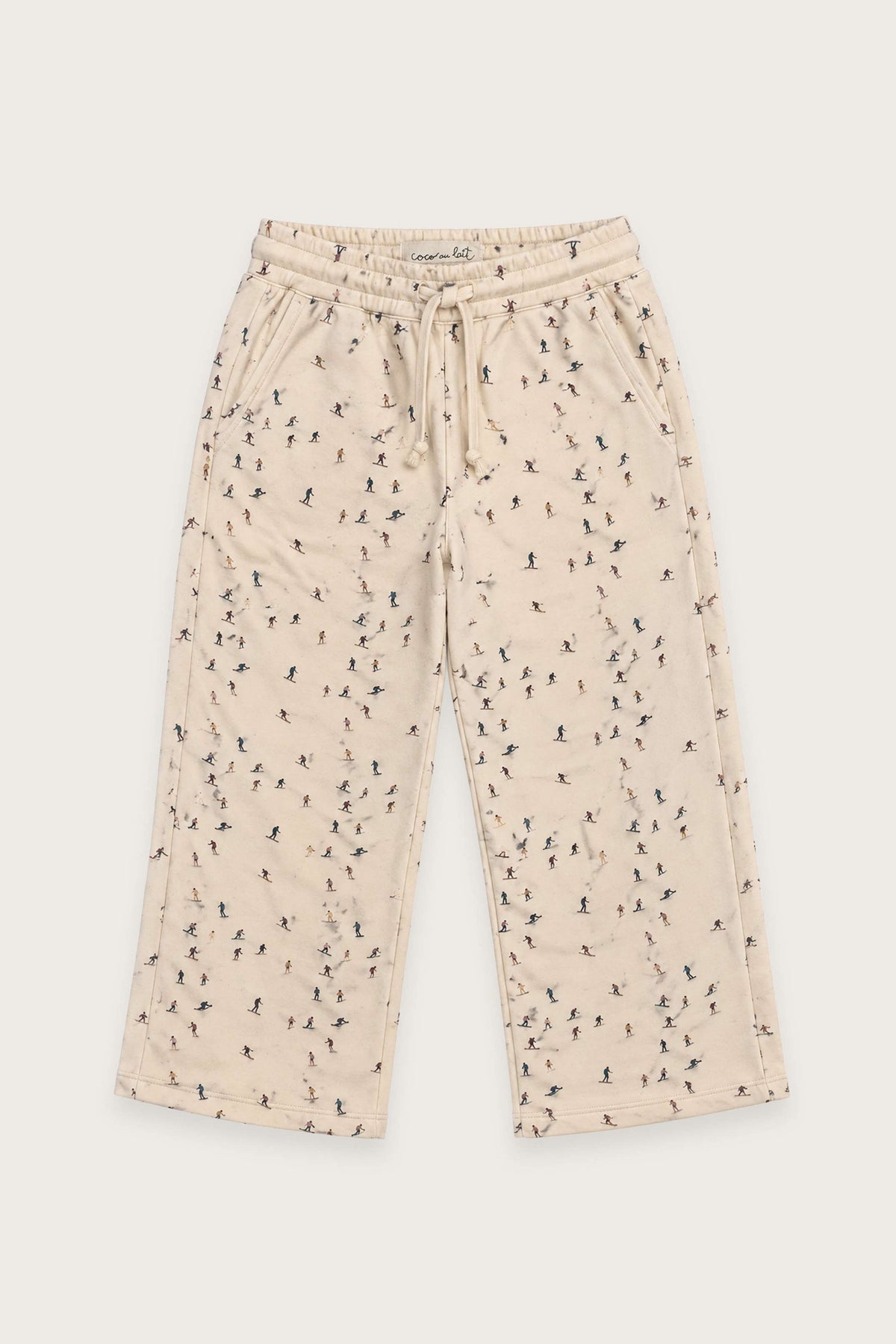 PANTALÓN ESQUIADORES WIDE-LEG ALL OVER VANILLA