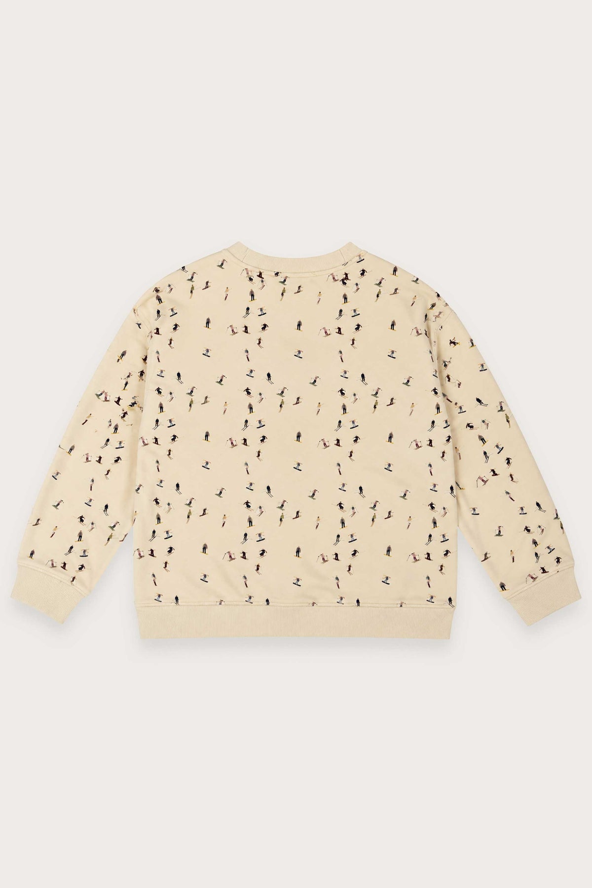 SUDADERA ESQUIADORES ALL OVER VANILLA MUJER