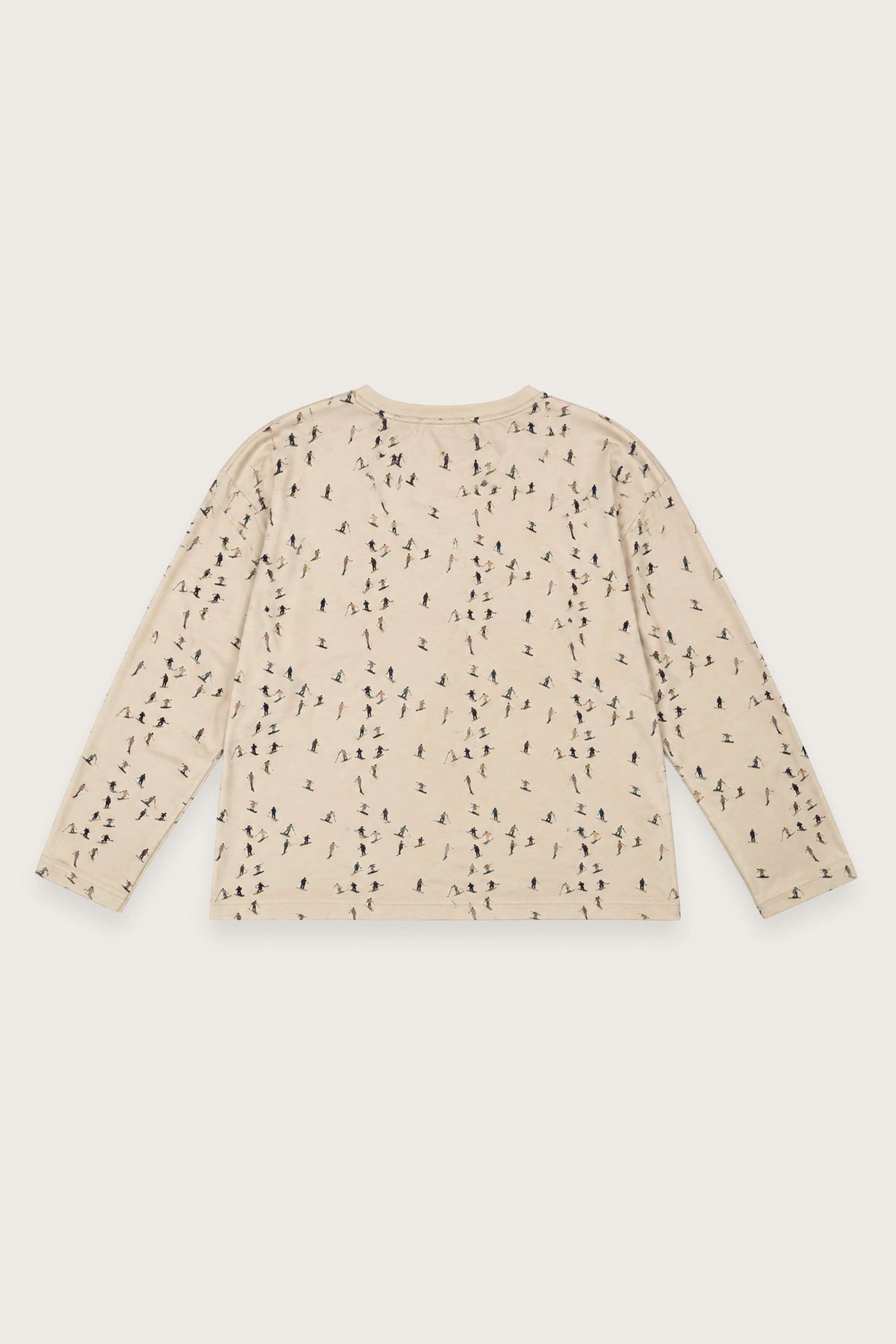 CAMISETA ESQUIADORES ALL OVER VANILLA MUJER
