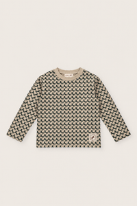 CAMISETA MINI CABALLOS BEIGE