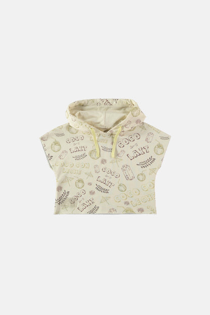 Coco Au Lait BABY COCO CON LECHE SHORT SLEEVES SWEATSHIRT  Coco con leche