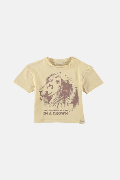 Coco Au Lait BABY LION IN A CROWN TEE  Green
