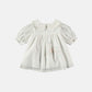 Coco Au Lait BABY TATTING DRESS SET  White
