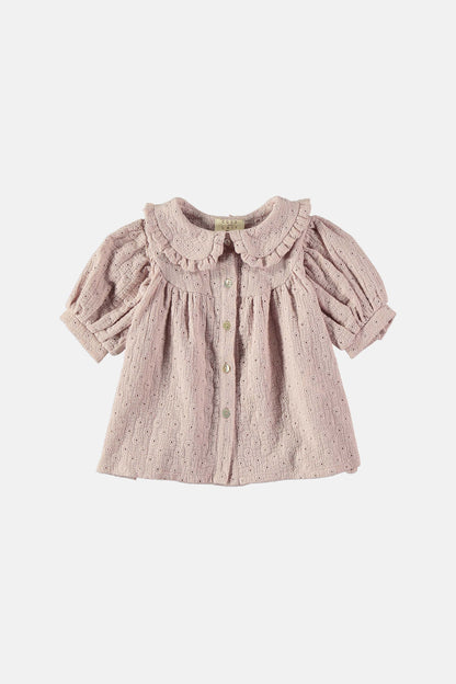 Coco Au Lait BRITISH EMBROIDERY PINK BABY DRESS SET  Green