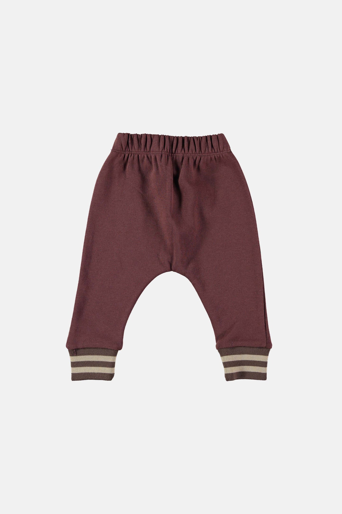 Coco Au Lait BROWN STONE BABY PLUSH TROUSERS  Brown Stone
