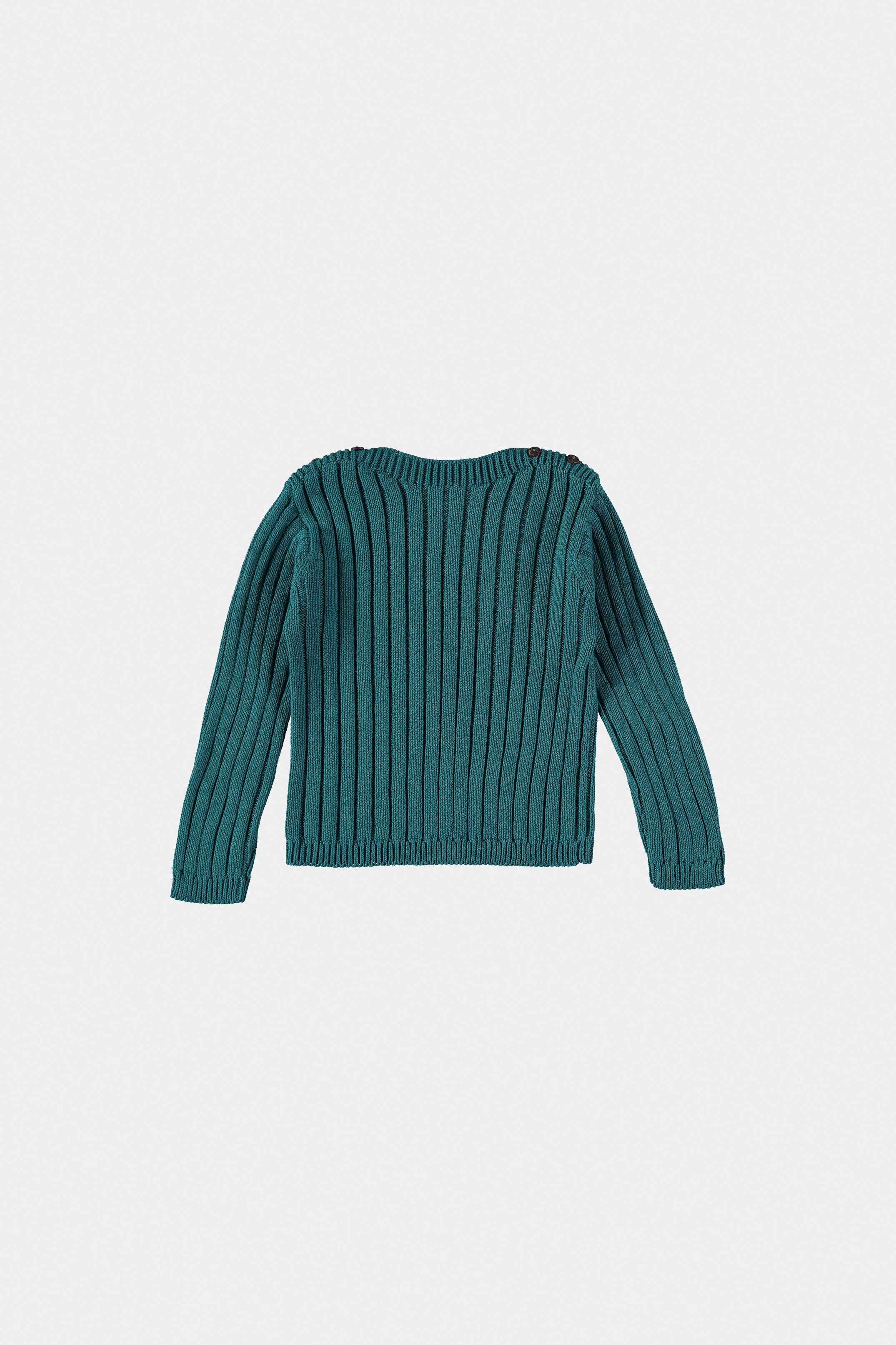 Coco Au Lait Baby buttoned sweater Sweater Shaded Spruce