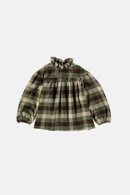 Coco Au Lait CHECKERED BLOUSE  Checks AW22