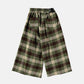 Coco Au Lait CHECKERED FLARED TROUSERS  Checks AW22