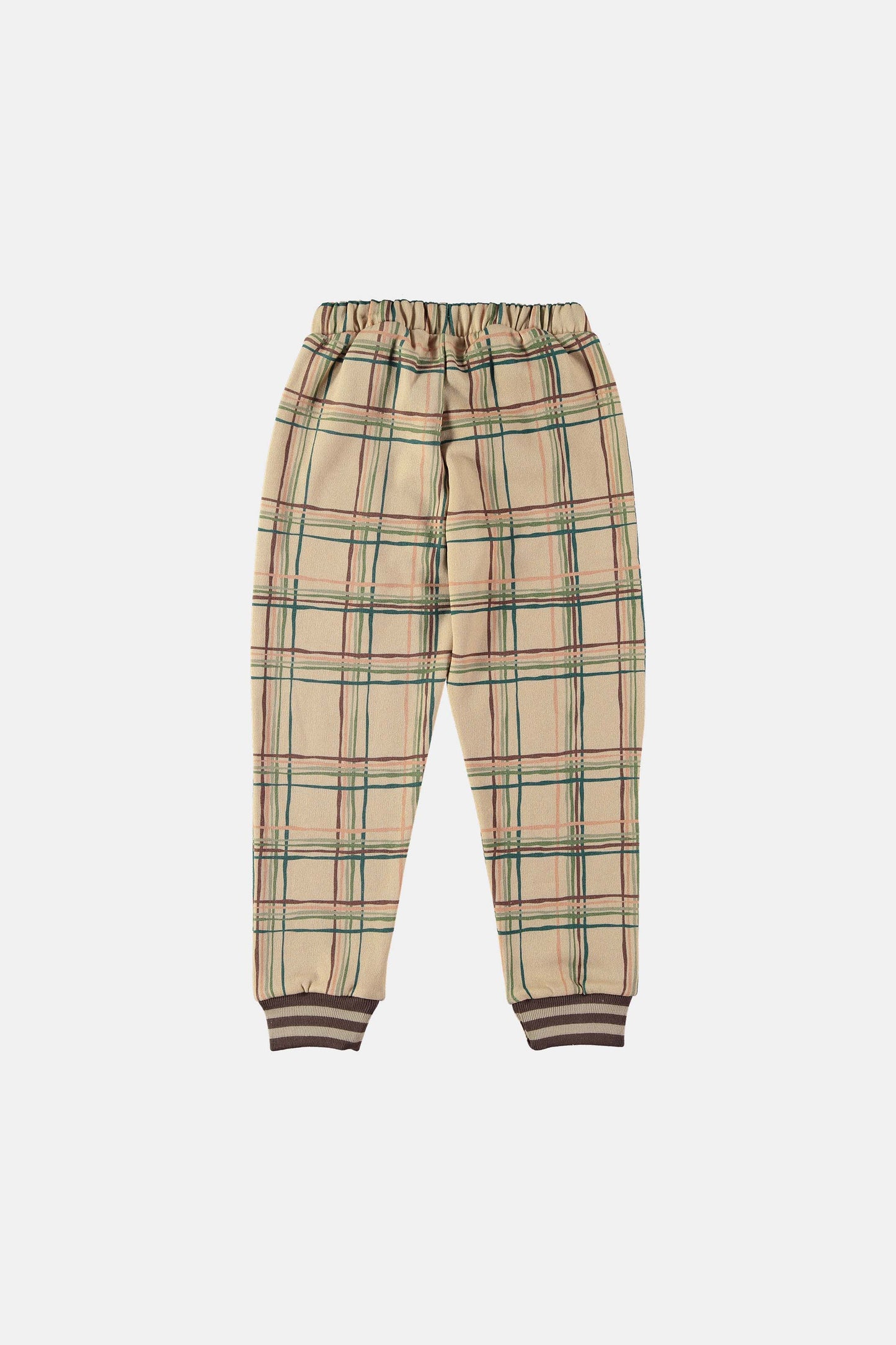Coco Au Lait CHECK PLUSH JOGGING TROUSERS  Checks AW22