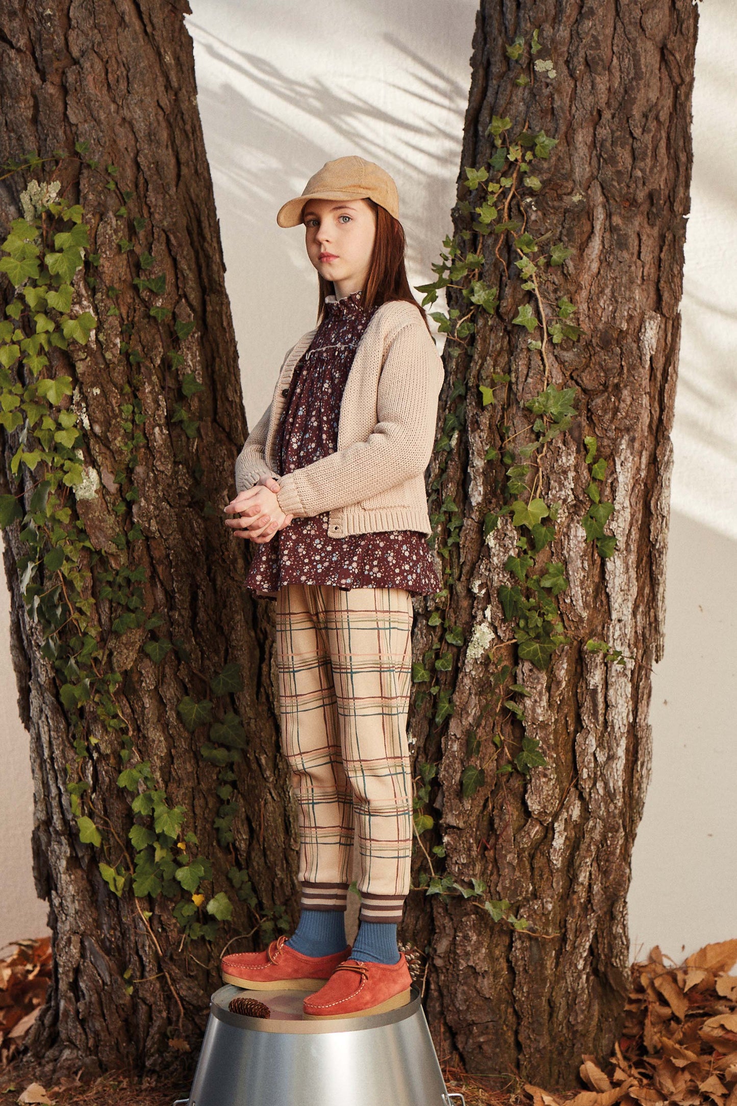 Coco Au Lait CHECK PLUSH JOGGING TROUSERS  Checks AW22