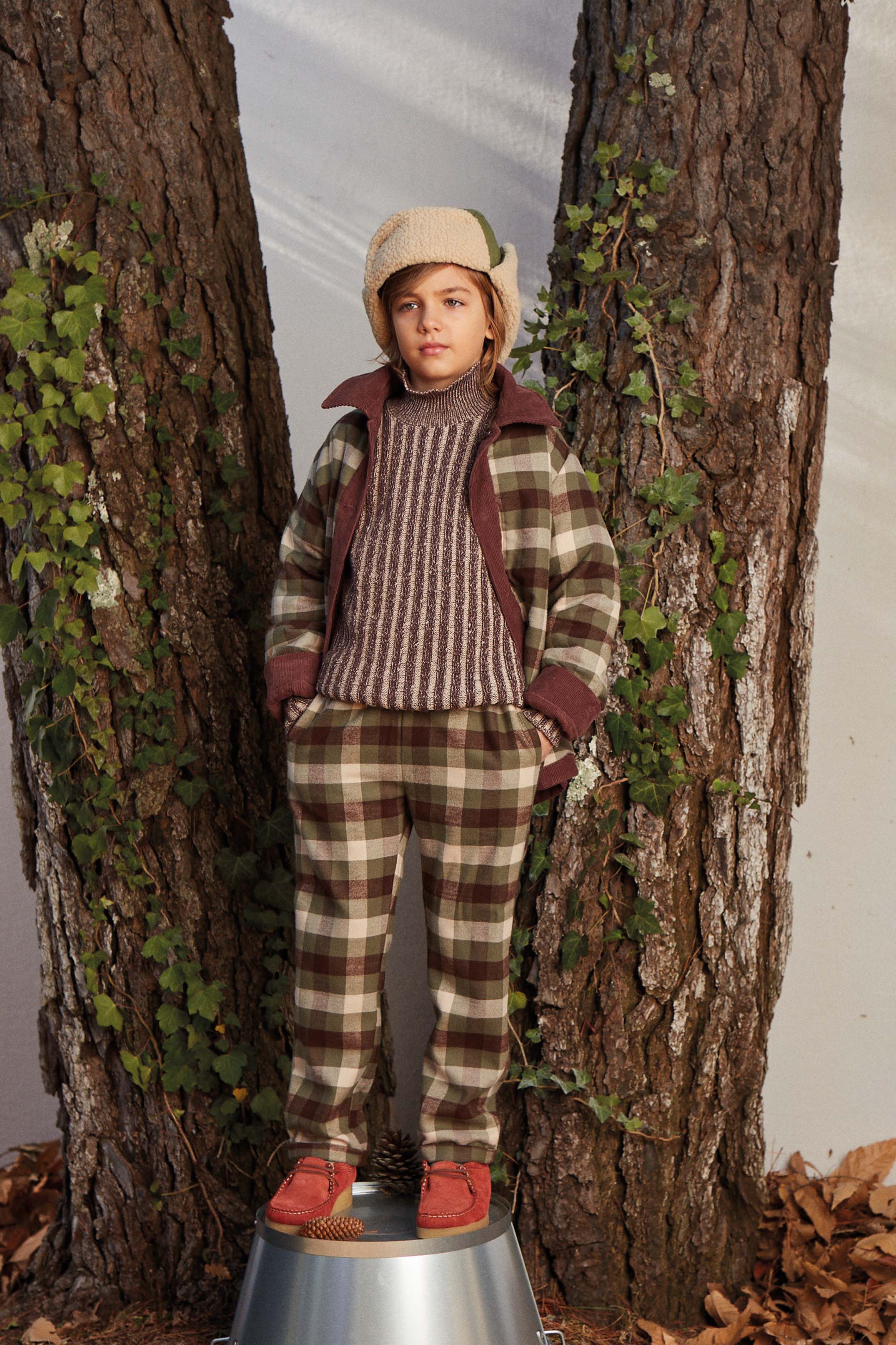 Coco Au Lait CORDUROY BROWN STONE REVERSIBLE JACKET  Brown Stone