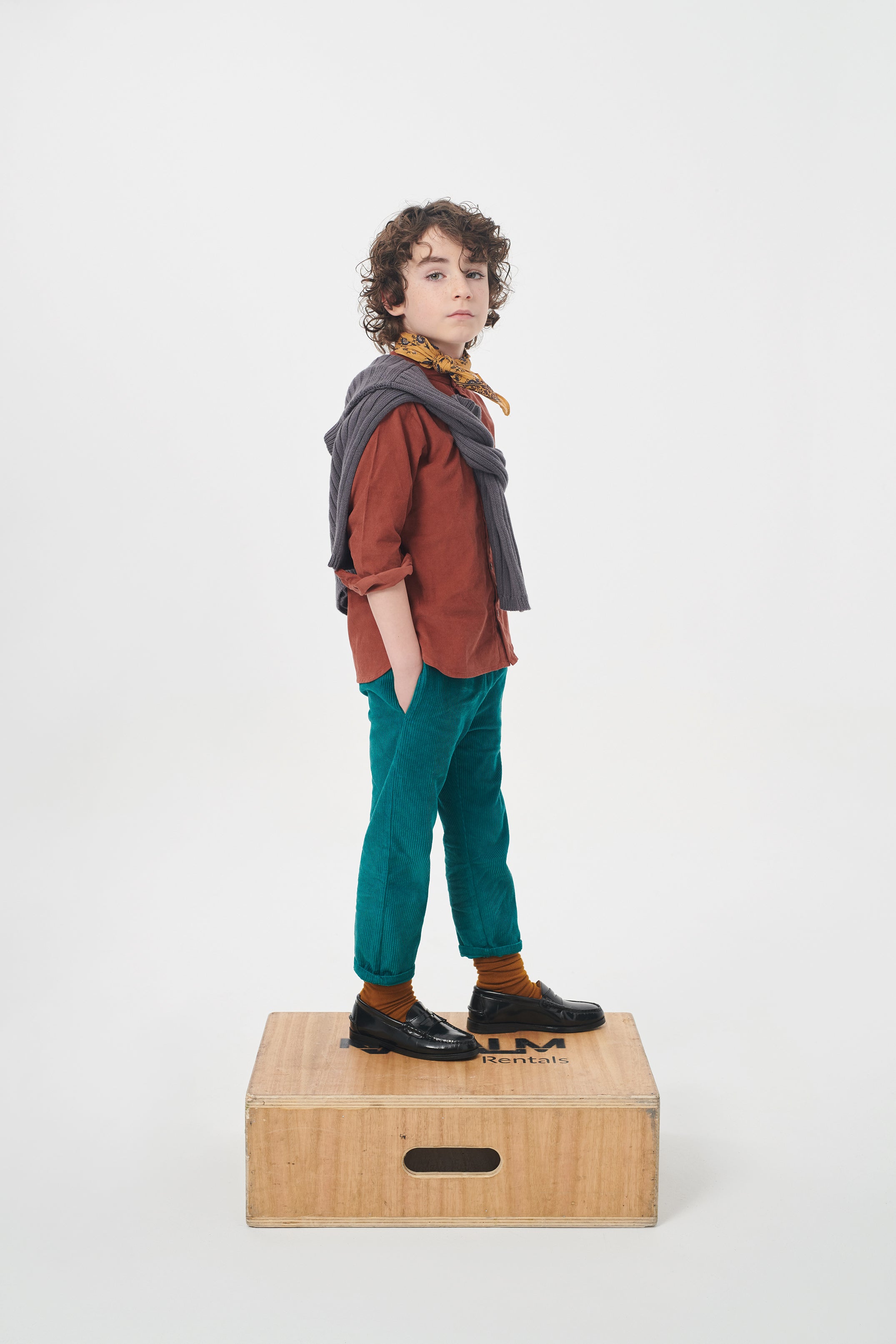 Coco Au Lait Corduroy trousers Trouser Shaded Spruce