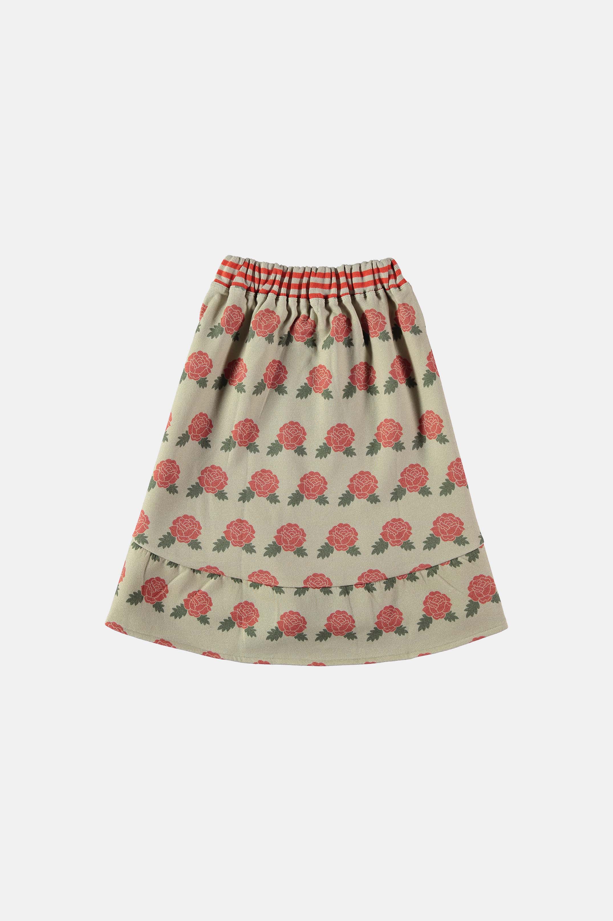 Coco Au Lait De la Rosa midi skirt Skirt Roses AW21