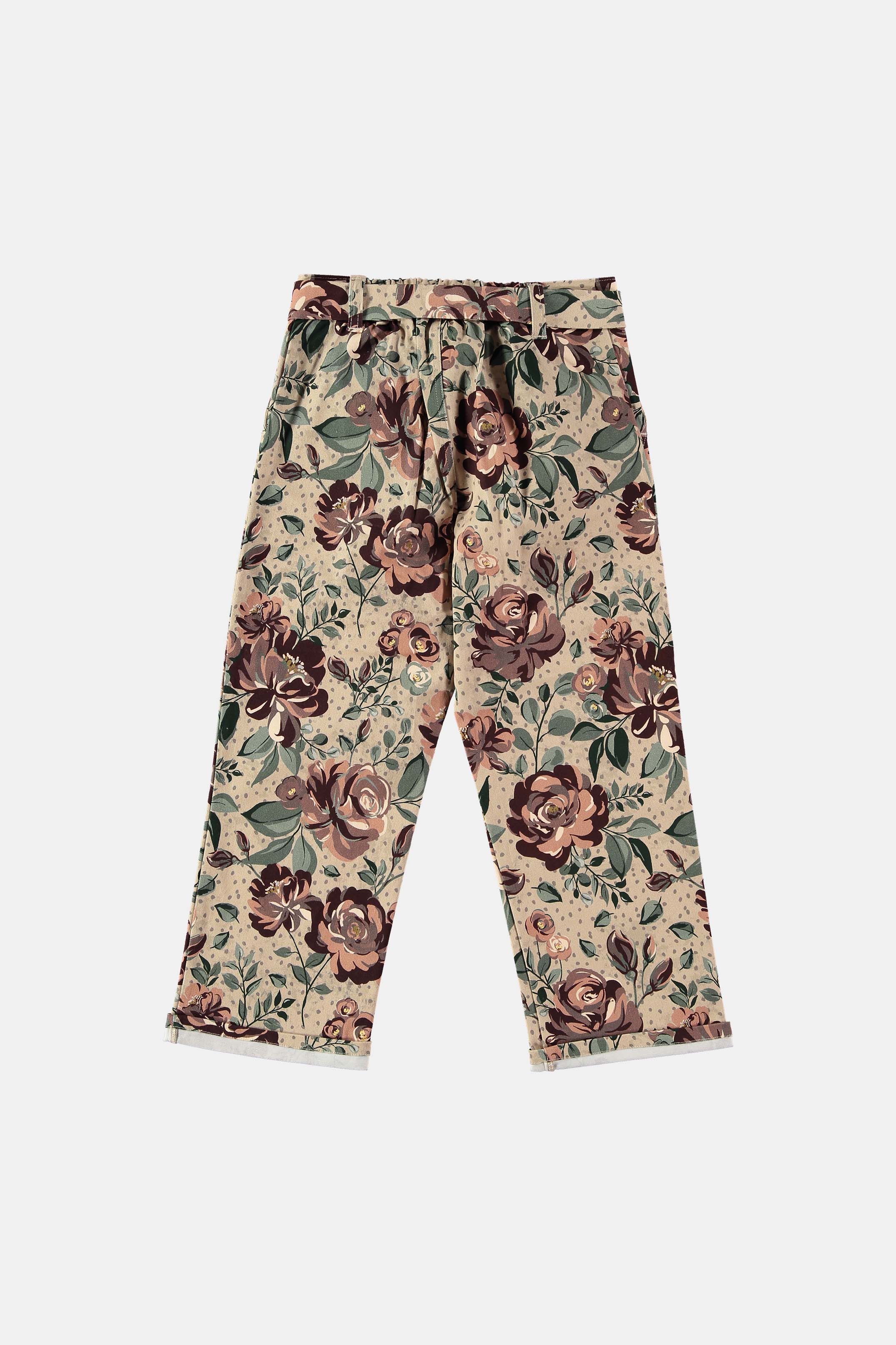 Coco Au Lait FLOWERS TROUSER  Roses AOP