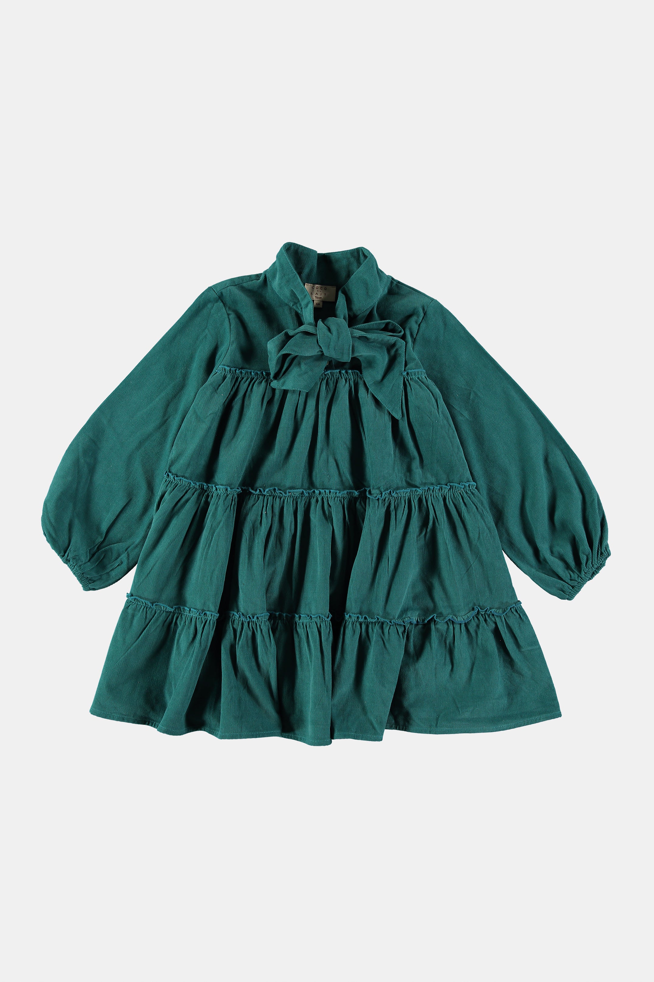 Coco Au Lait Micro-corduroy dress Dress Shaded Spruce