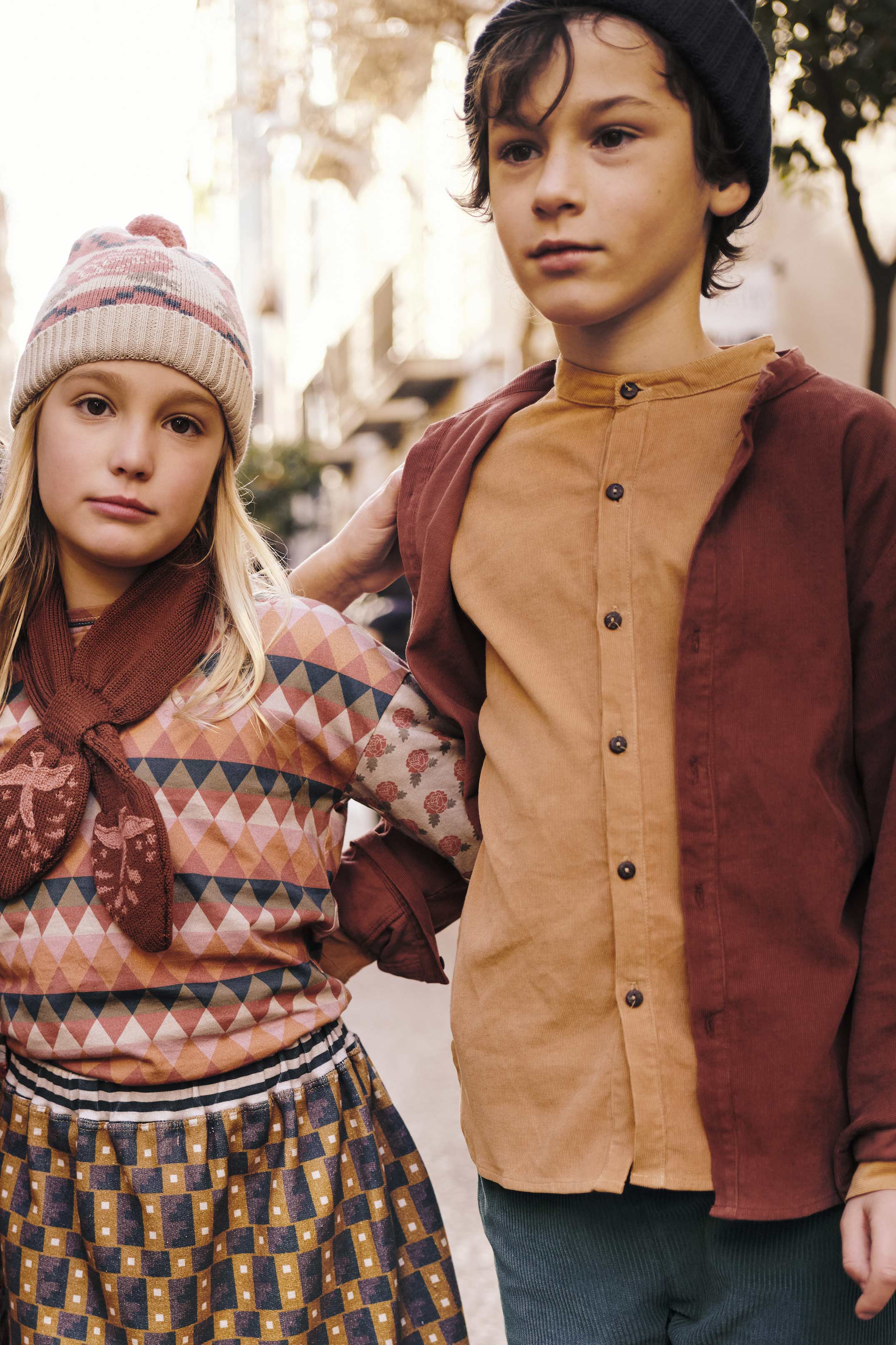 Coco Au Lait Micro-corduroy shirt Shirt Biscuit AW21