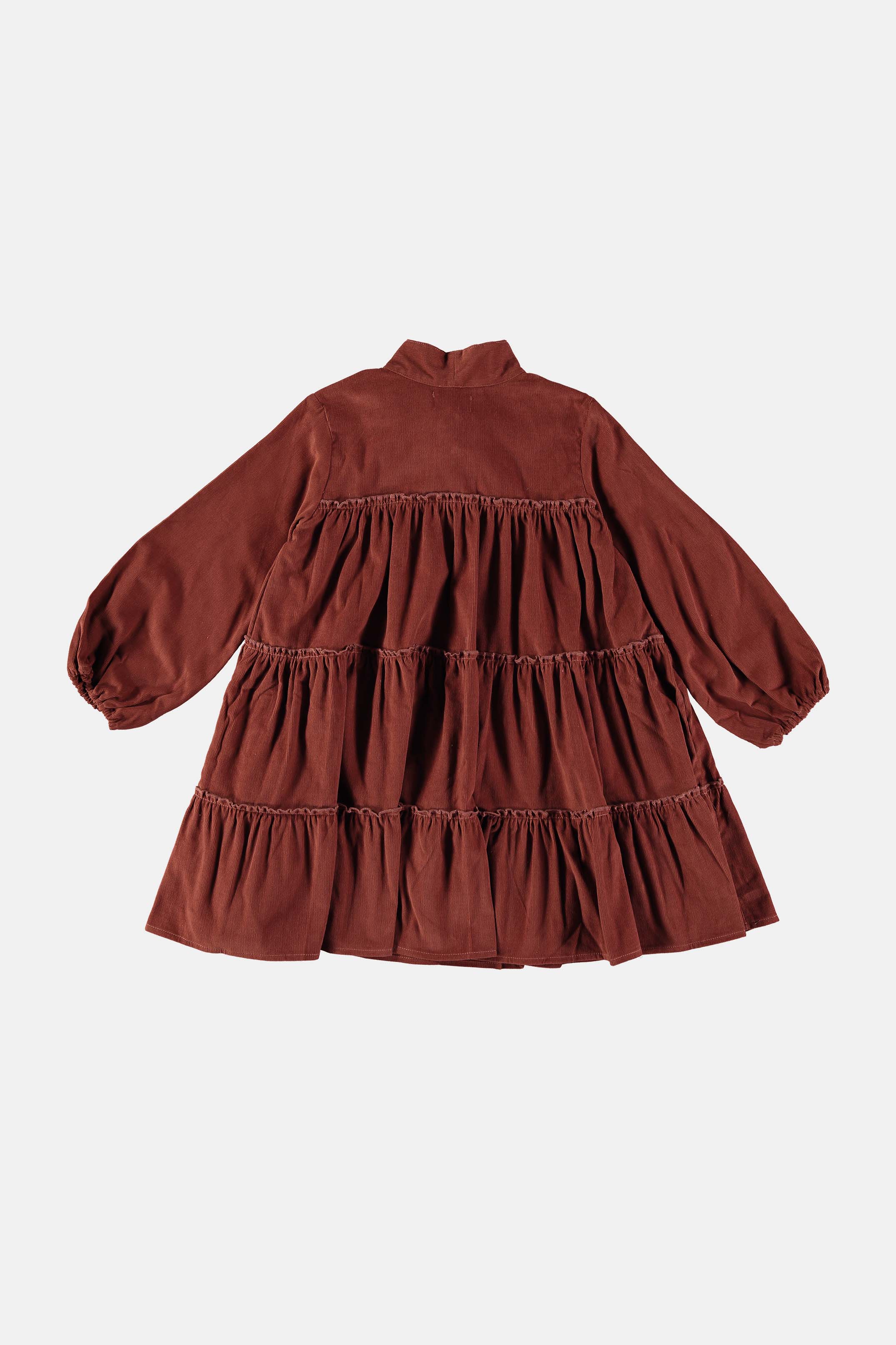 Coco Au Lait Micro-corduroy dress Dress Brandy Brown