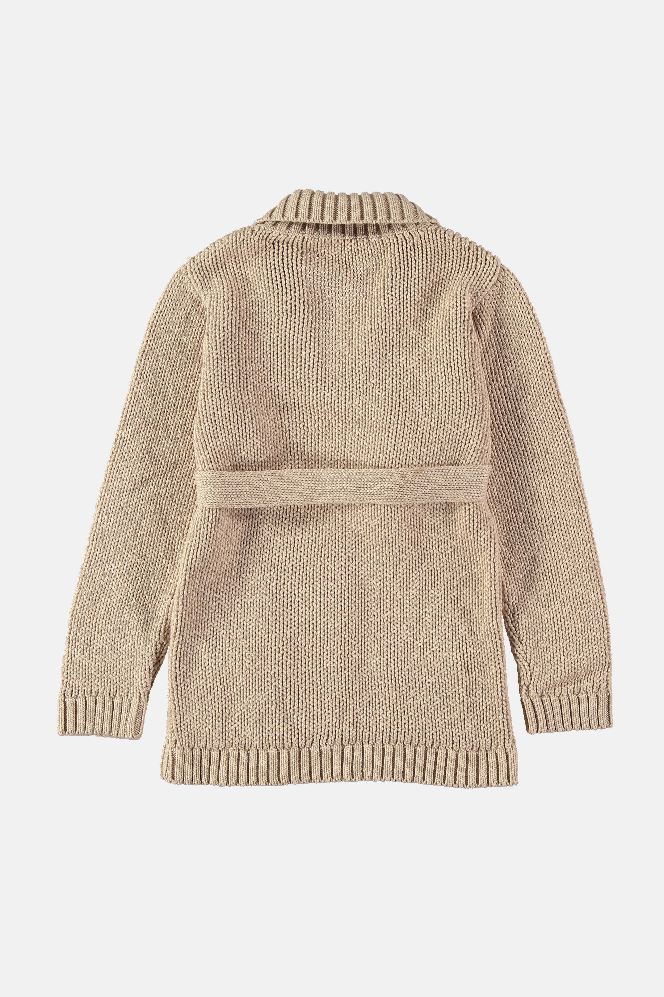 Coco Au Lait SMOKE PINK LONG CARDIGAN  Smoke Gray