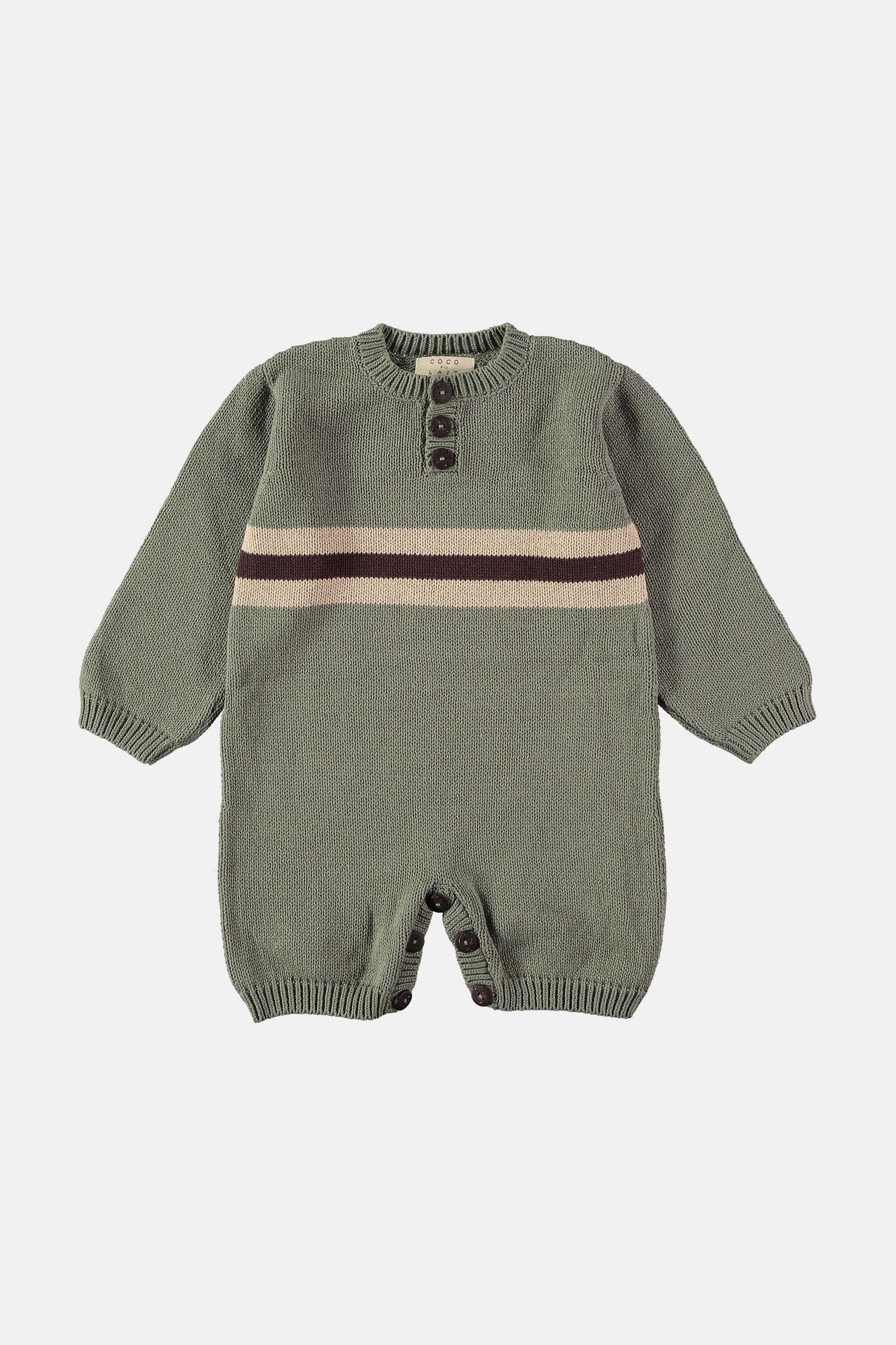 Coco Au Lait VETIVER VINTAGE LONG SLEEVE OVERALL  Vetiver