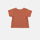 Coco Au Lait WAFFLE KNIT BABY T-SHIRT T-Shirt Autumn Leaf