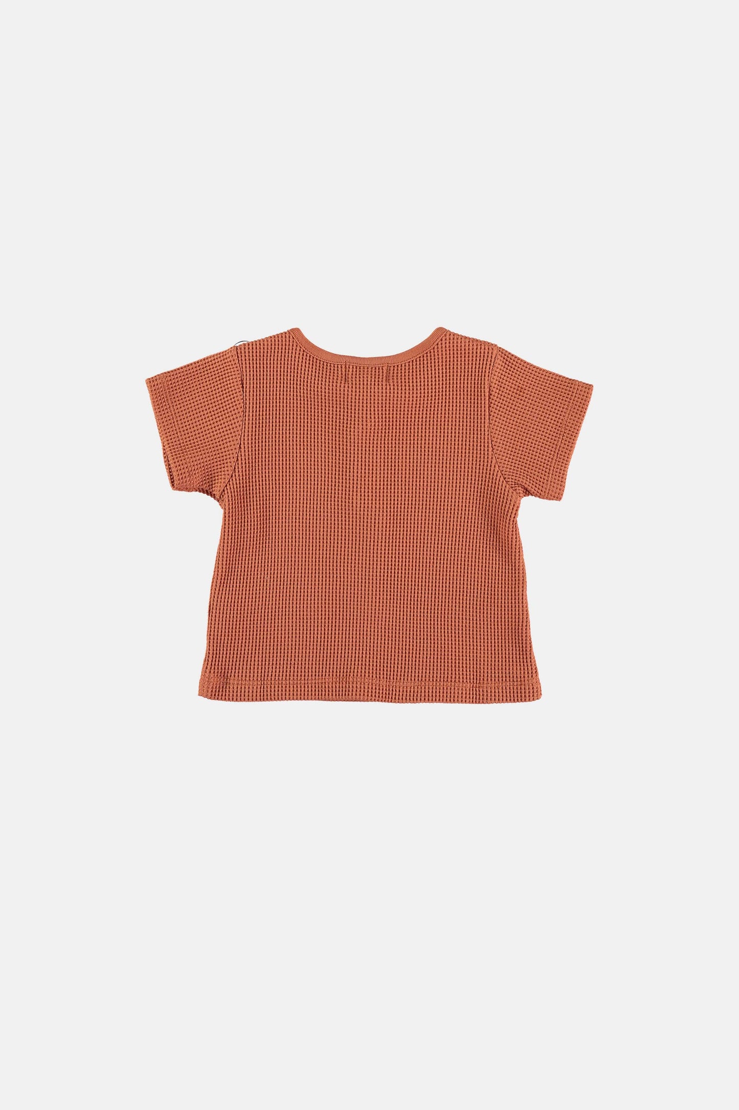 Coco Au Lait WAFFLE KNIT BABY T-SHIRT T-Shirt Autumn Leaf
