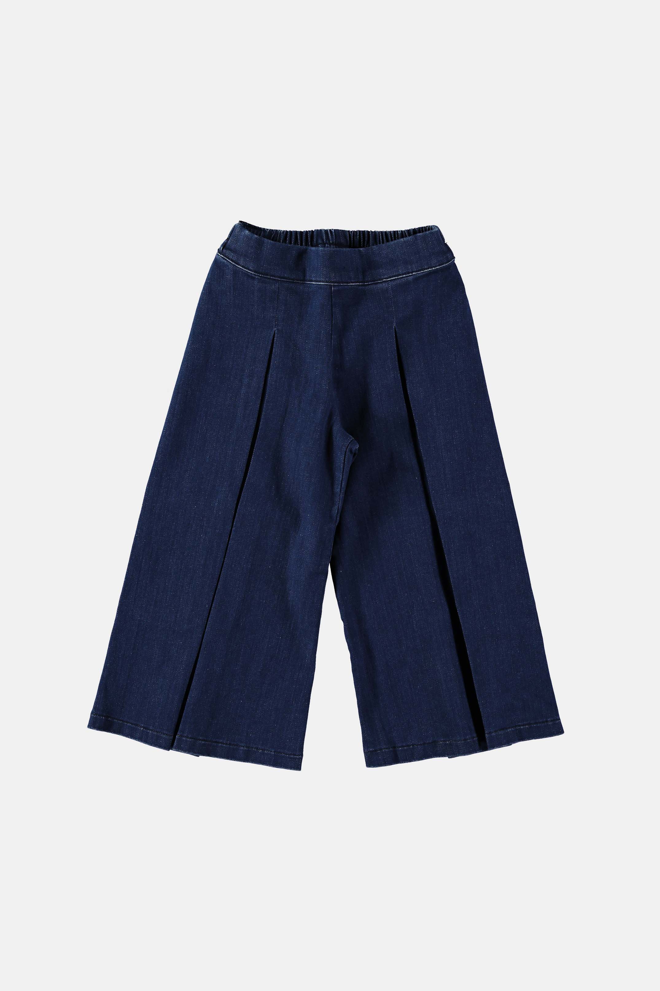 Coco Au Lait WIDE-LEG DENIM TROUSERS  Denim Blue