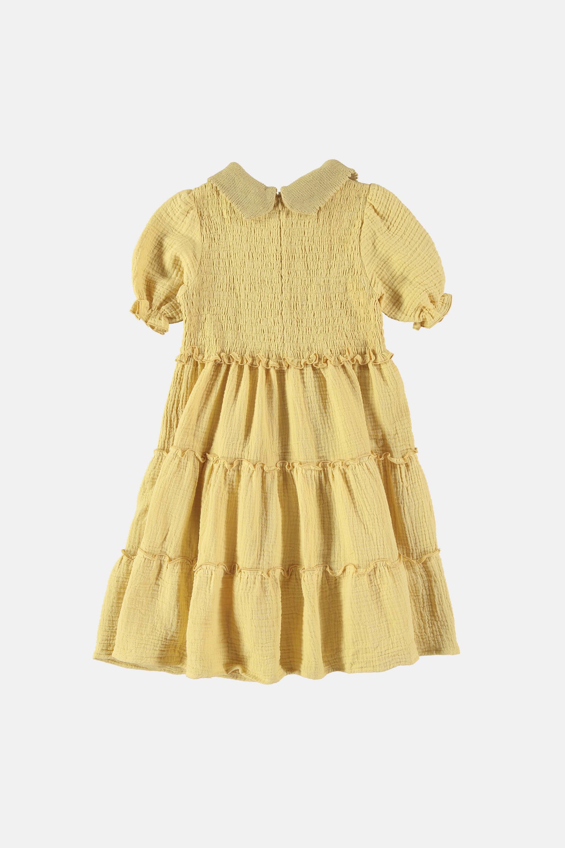Coco Au Lait YELLOW SMOCK DRESS  Yellow